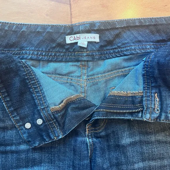 Cabi | Women’s Denim Bermuda Jean Shorts | Dark Wash