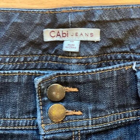 Cabi | Women’s Denim Bermuda Jean Shorts | Dark Wash