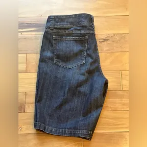 Cabi | Women’s Denim Bermuda Jean Shorts | Dark Wash