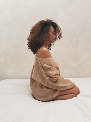 Camel Trelani V-Neck Sweater