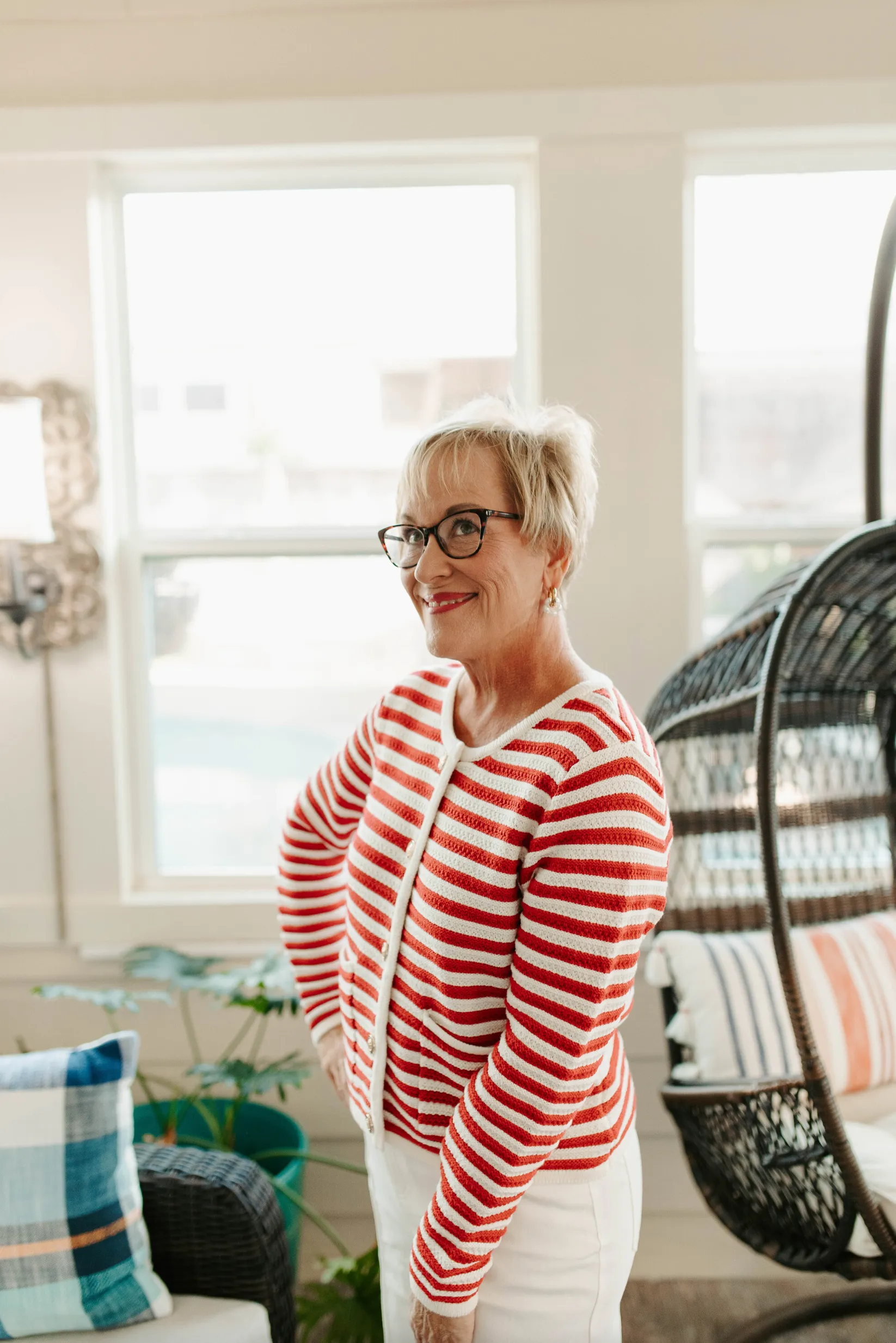 Can't Replace You Stripe Cardigan