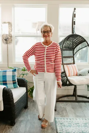 Can't Replace You Stripe Cardigan