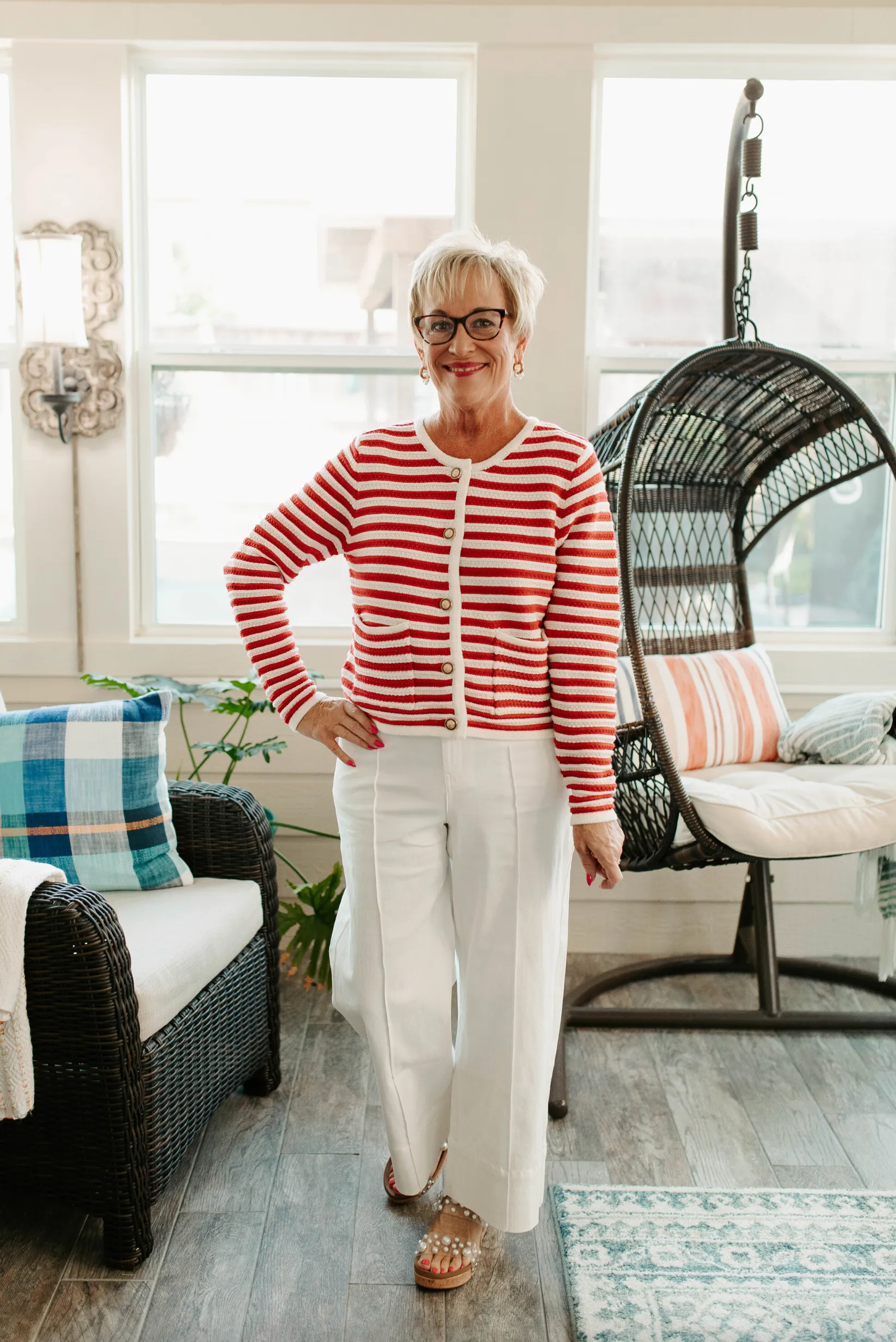 Can't Replace You Stripe Cardigan