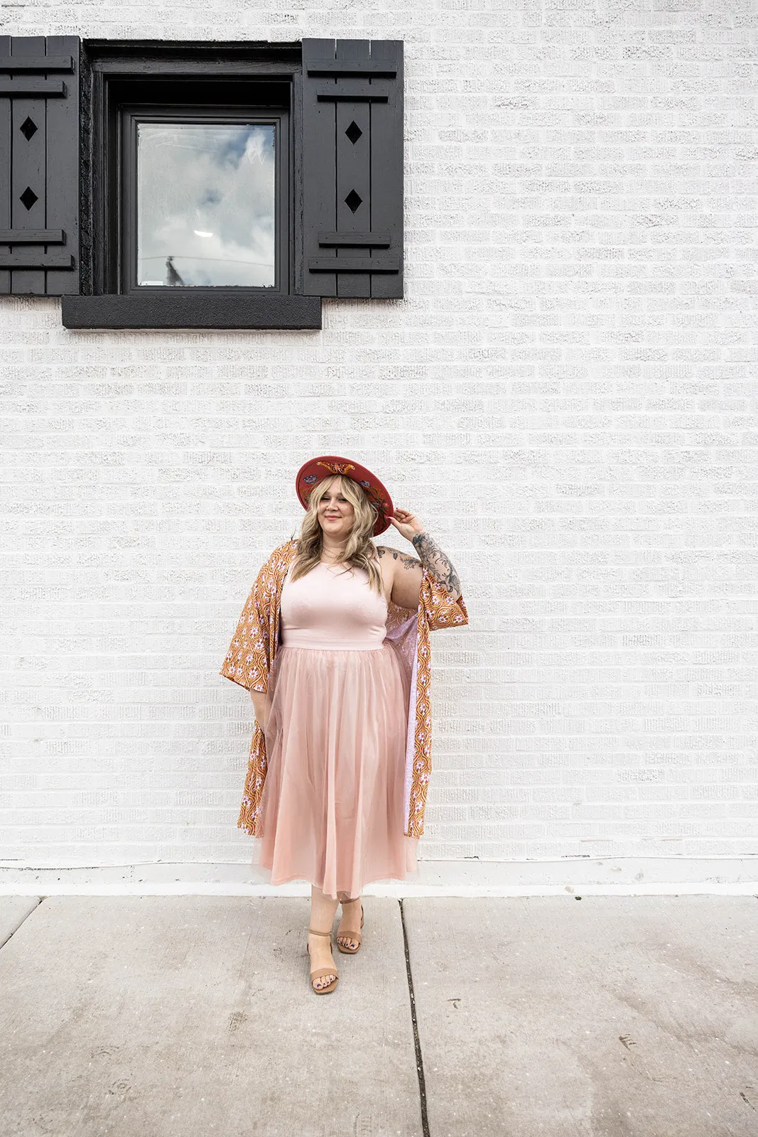 carrie dress in pink