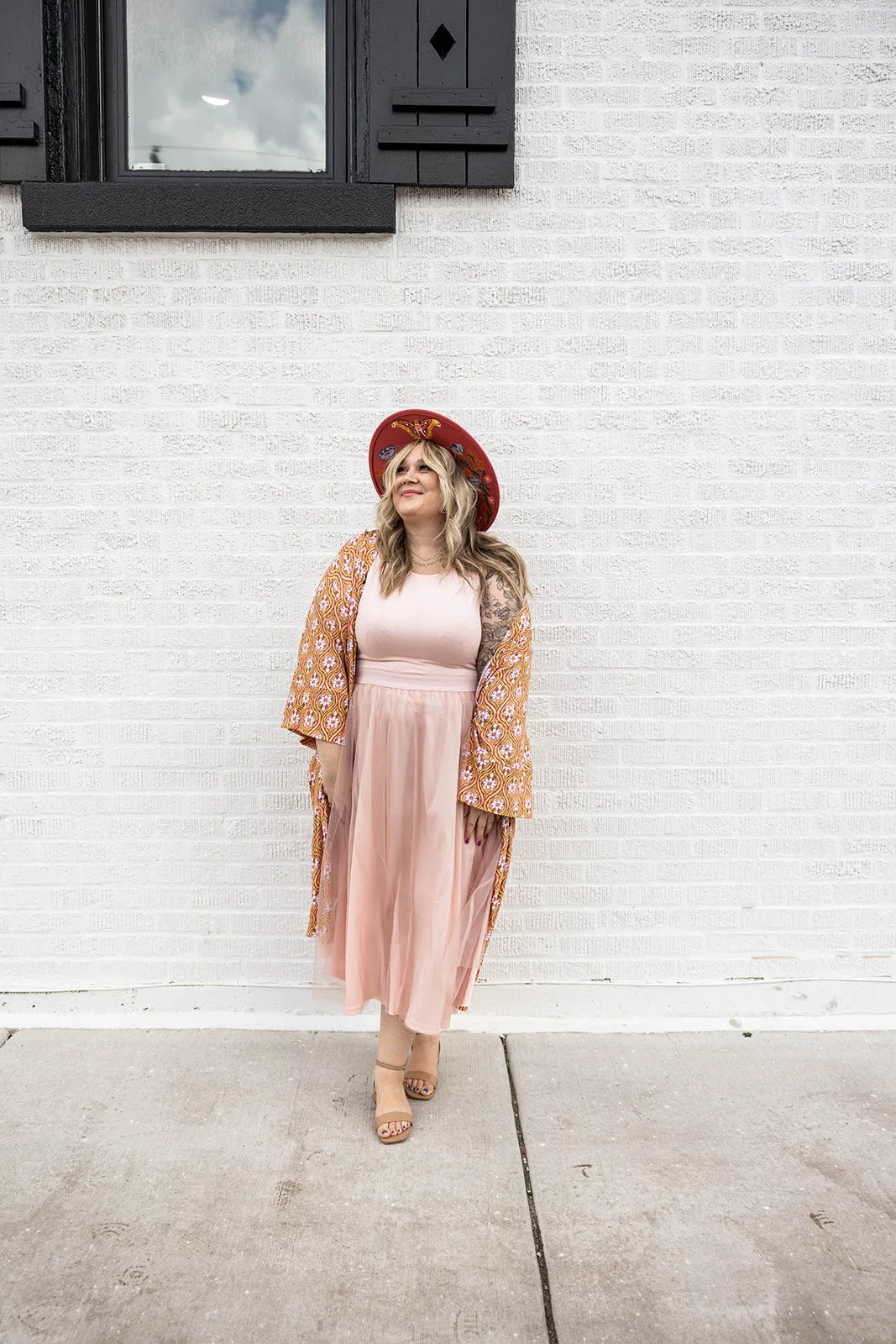 carrie dress in pink