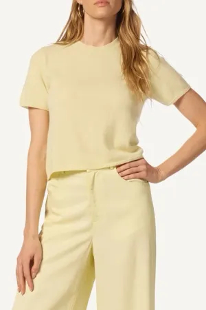 Charleston Relaxed Crewneck Tee | Pale Citron
