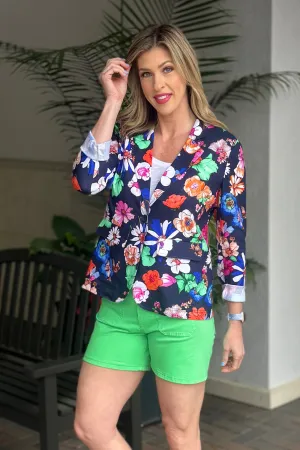 Charlie B Garden Blossom Floral Blazer