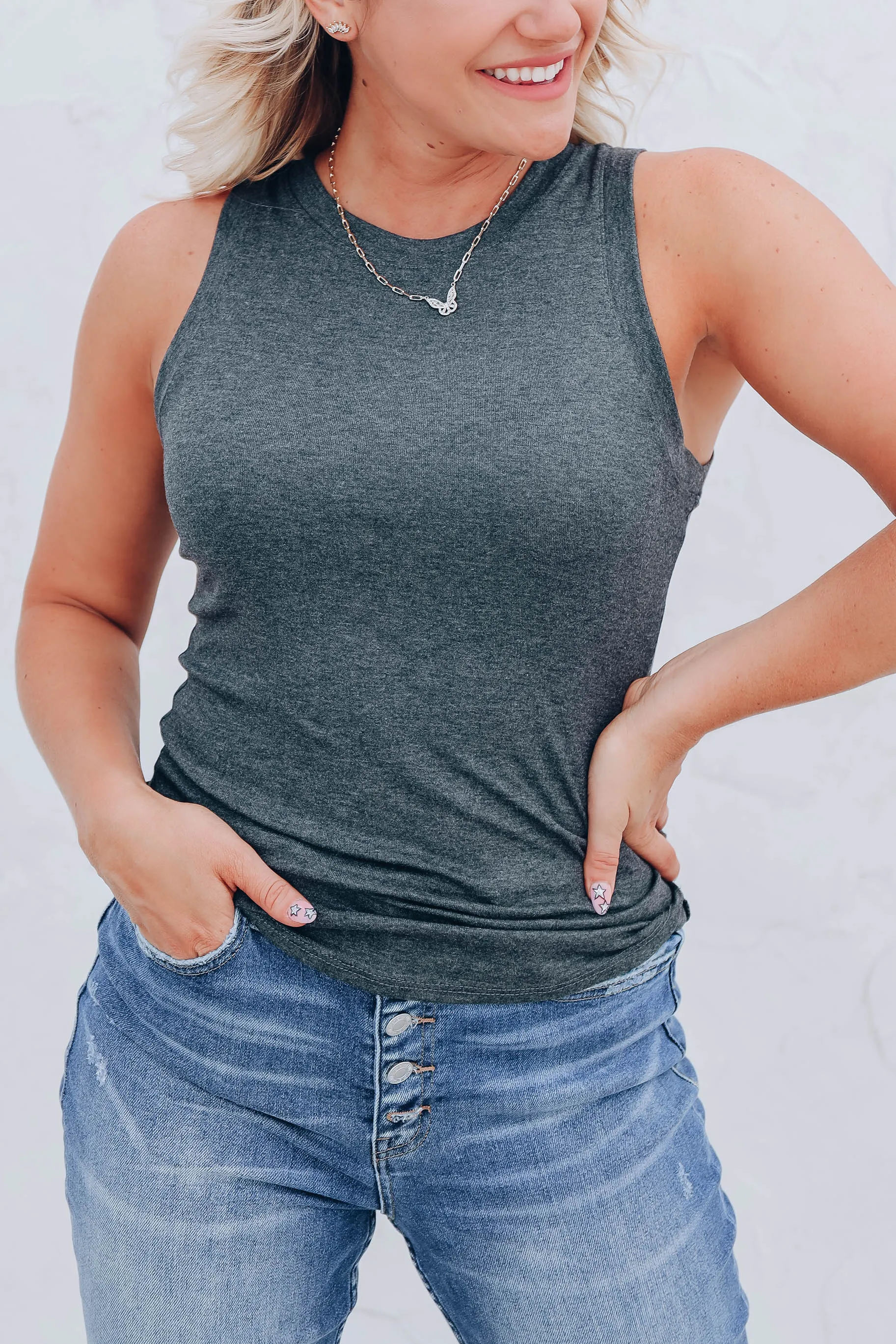 Charlotte Sleeveless Tank Top