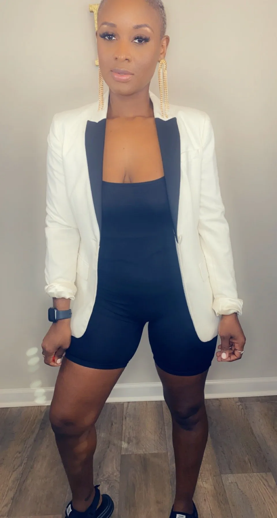 Chill Vibes- Basic Romper Black