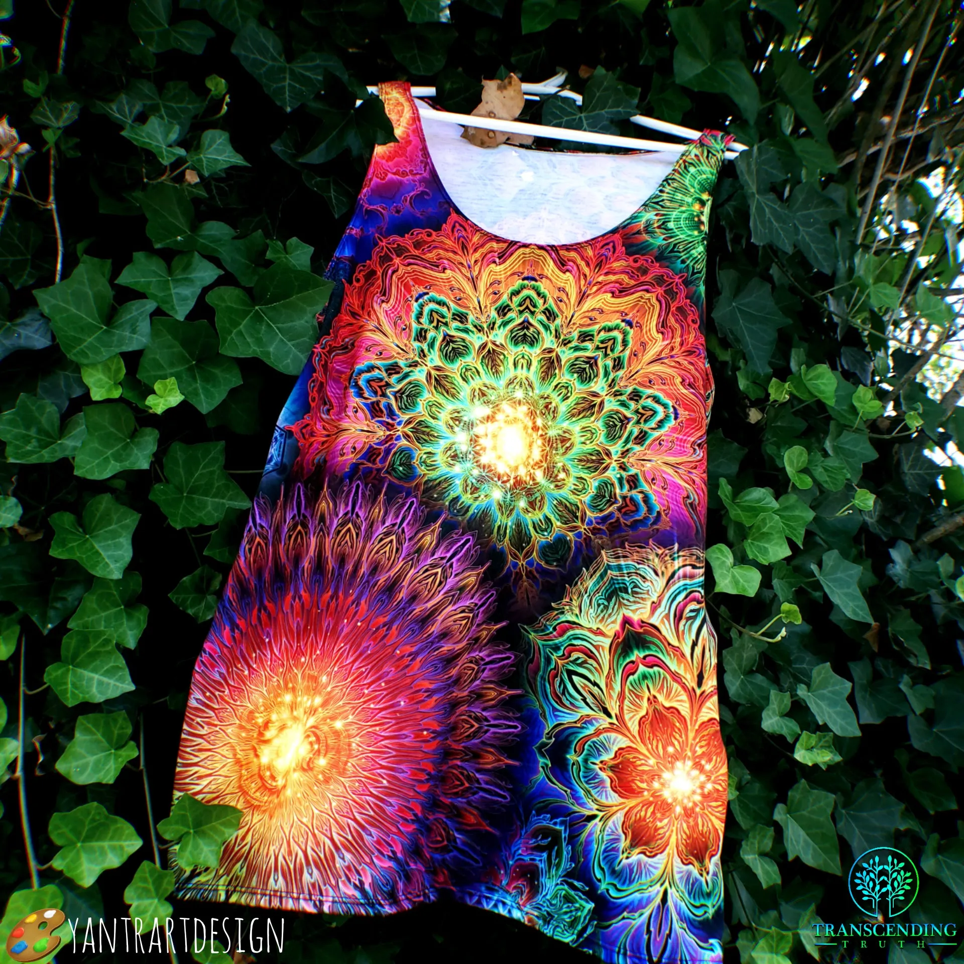 Chromatic Bloom AOP Tank Top