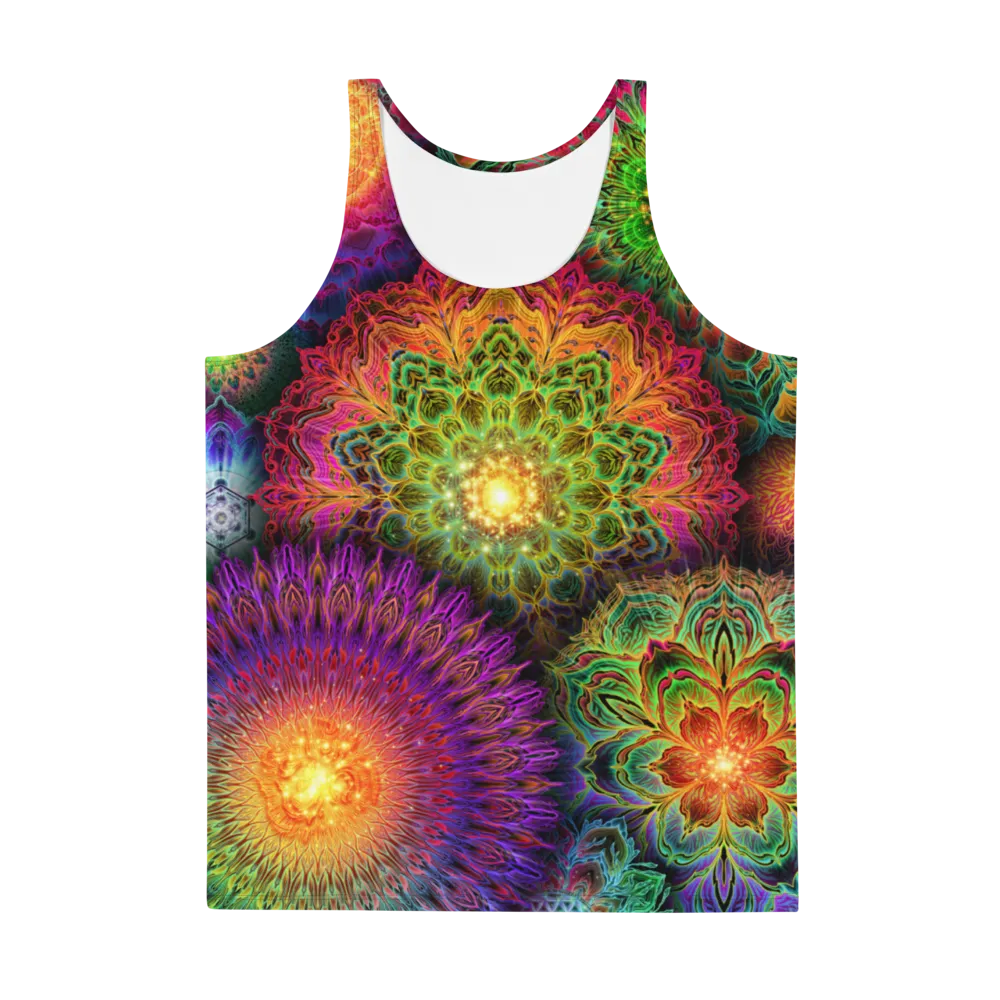 Chromatic Bloom AOP Tank Top