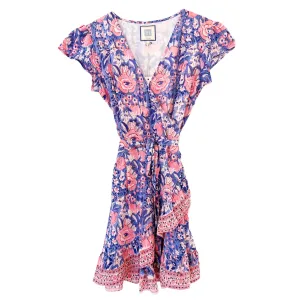 Cindy Mini Wrap Dress