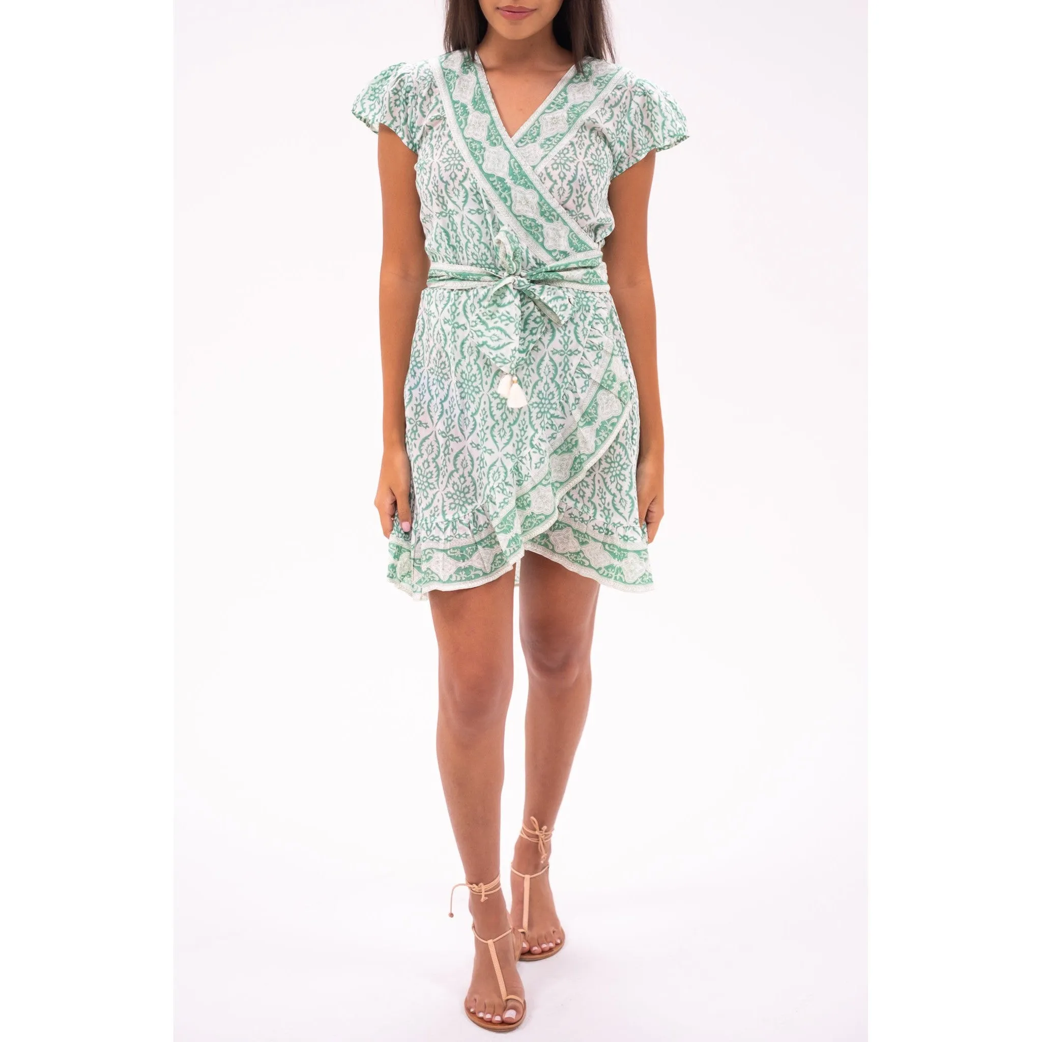 Cindy Mini Wrap Dress