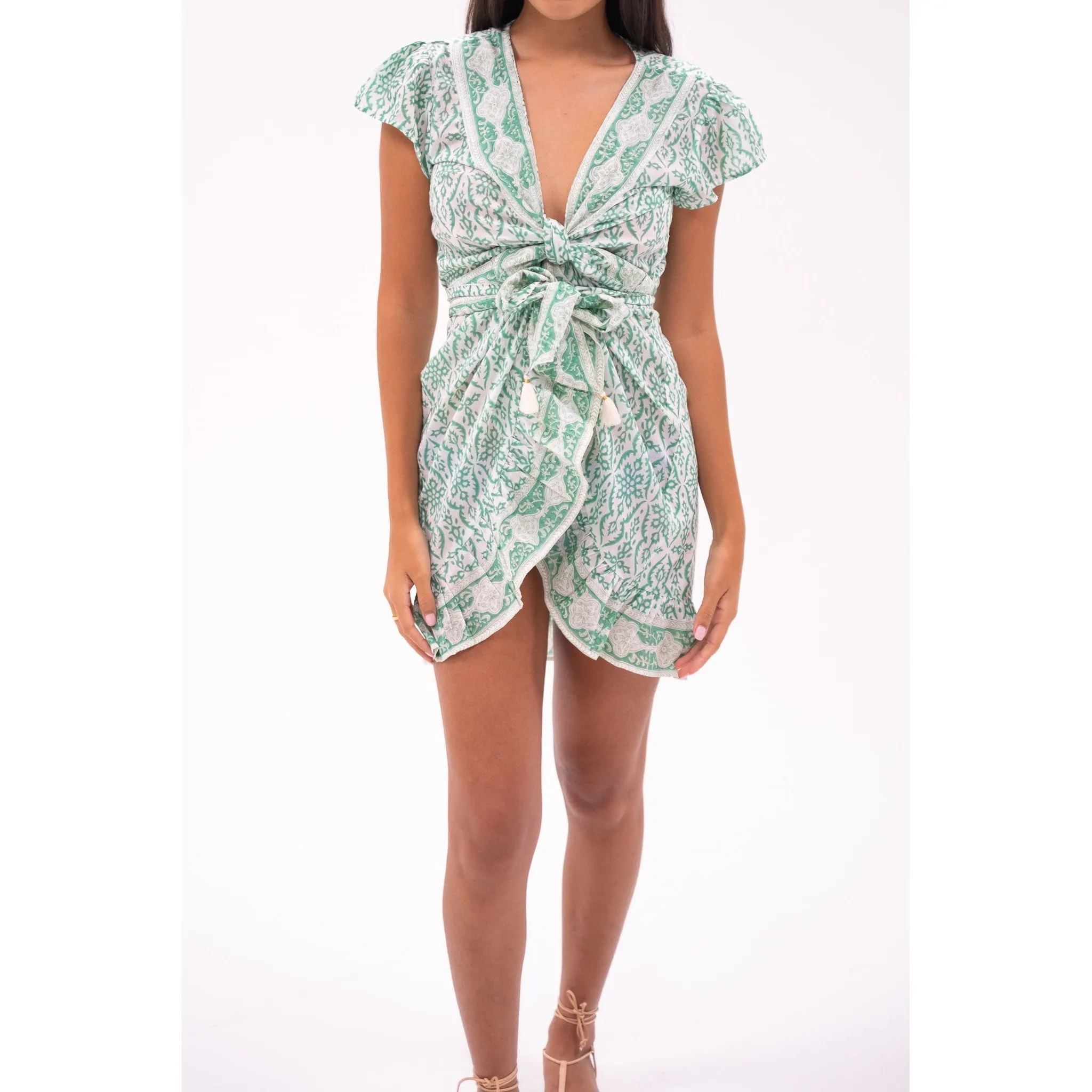 Cindy Mini Wrap Dress