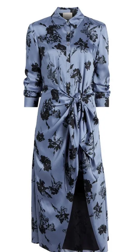 Cinq a Sept Jancy Cool Carnation Dress - Rustic Blue