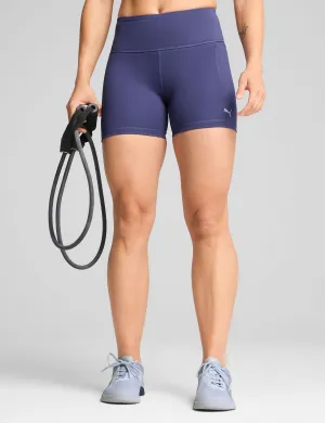 Cloudspun High Waisted 5" Tight Shorts - Blue Crystal