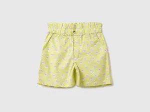 Cotton Blend Printed Regular Length Girls Shorts