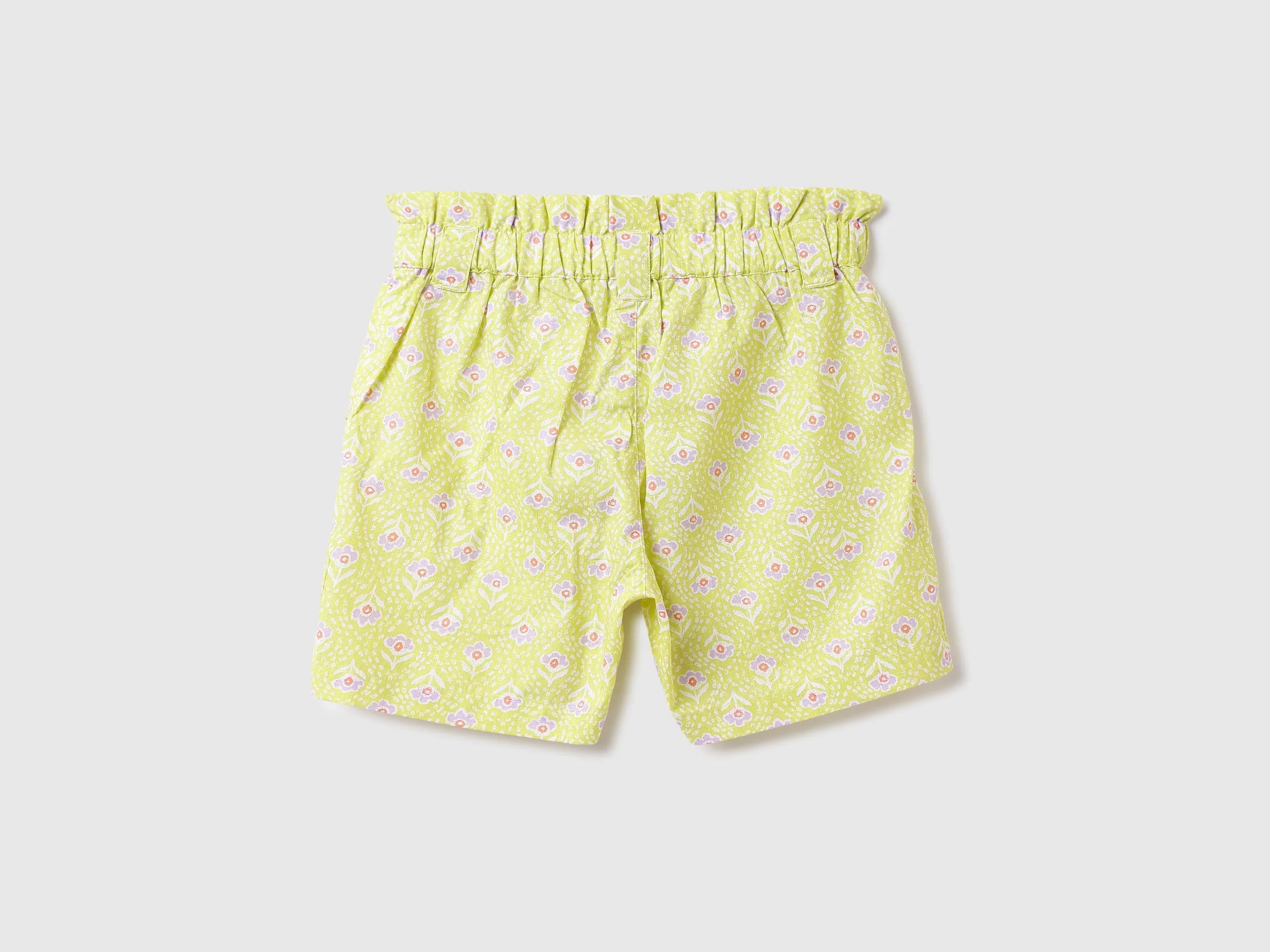 Cotton Blend Printed Regular Length Girls Shorts
