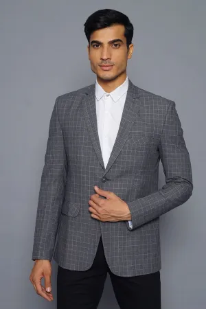 Cotton Grey Blazer