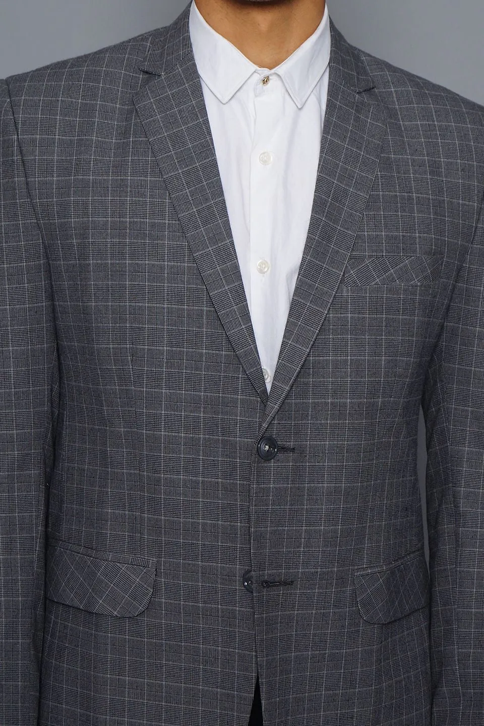 Cotton Grey Blazer