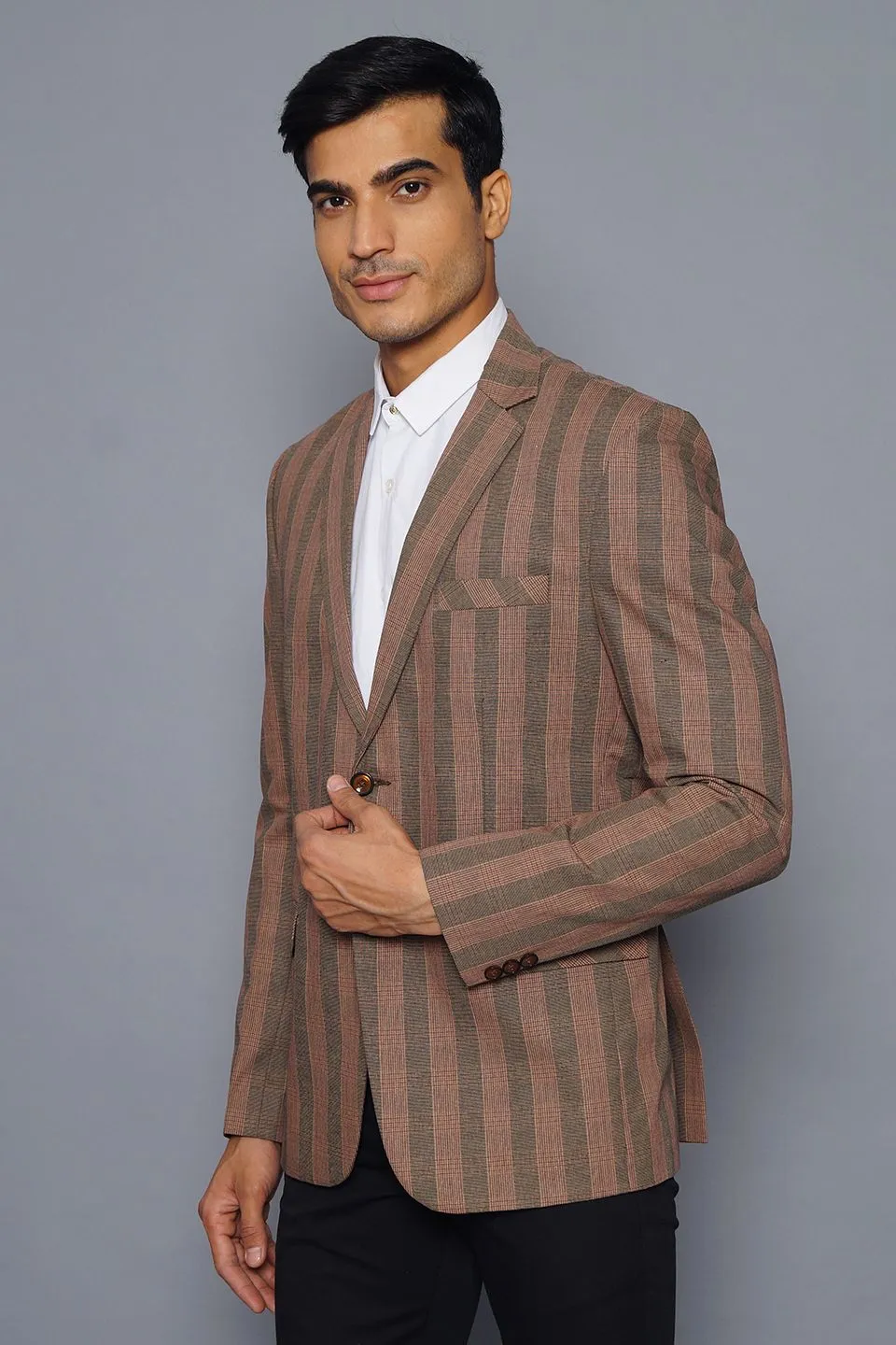 Cotton Red Blazer