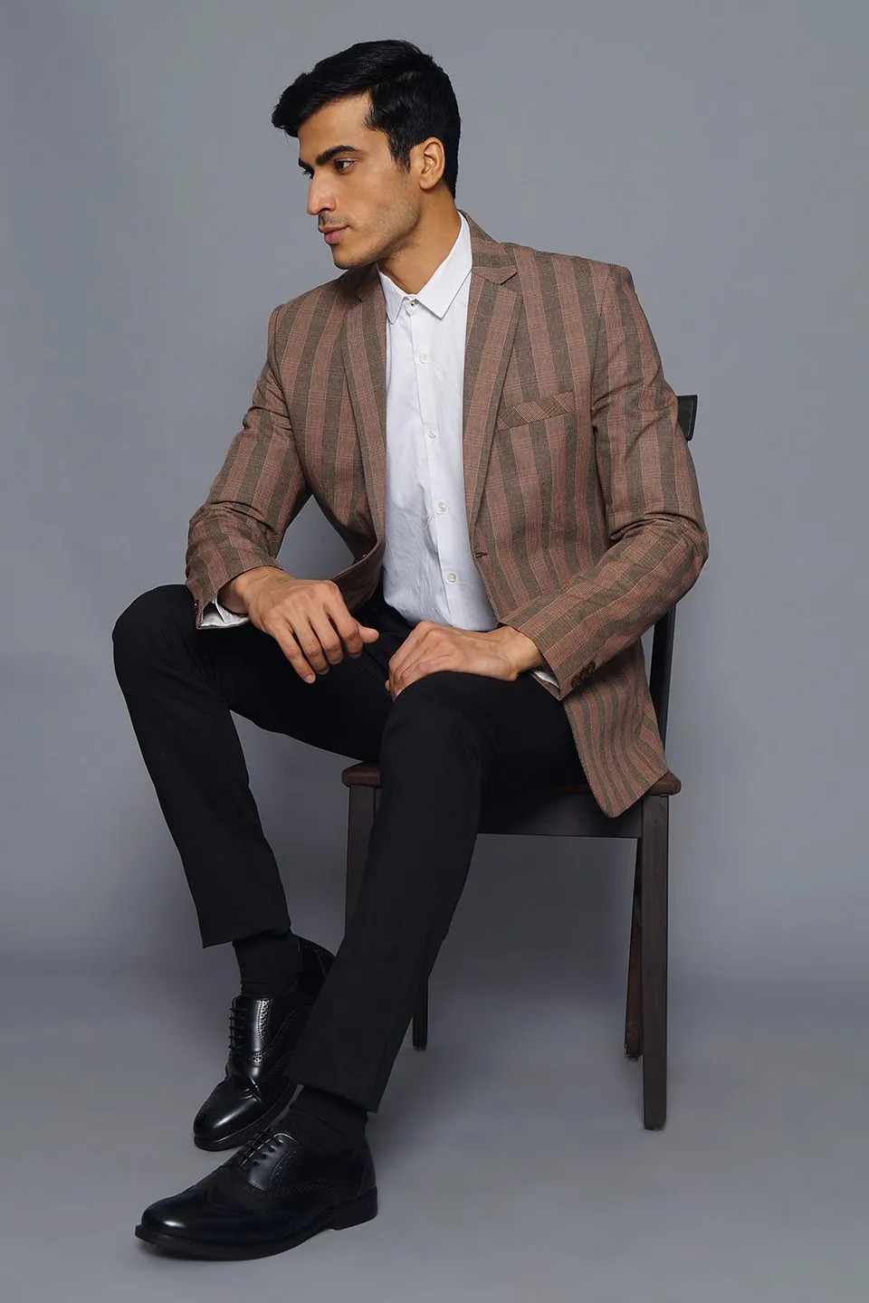 Cotton Red Blazer