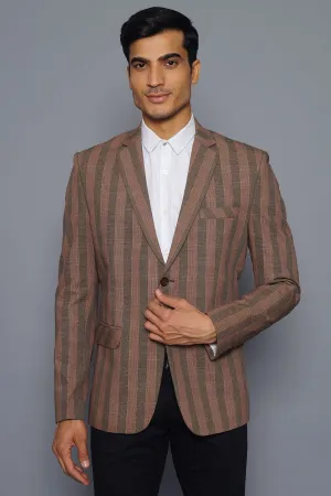 Cotton Red Blazer