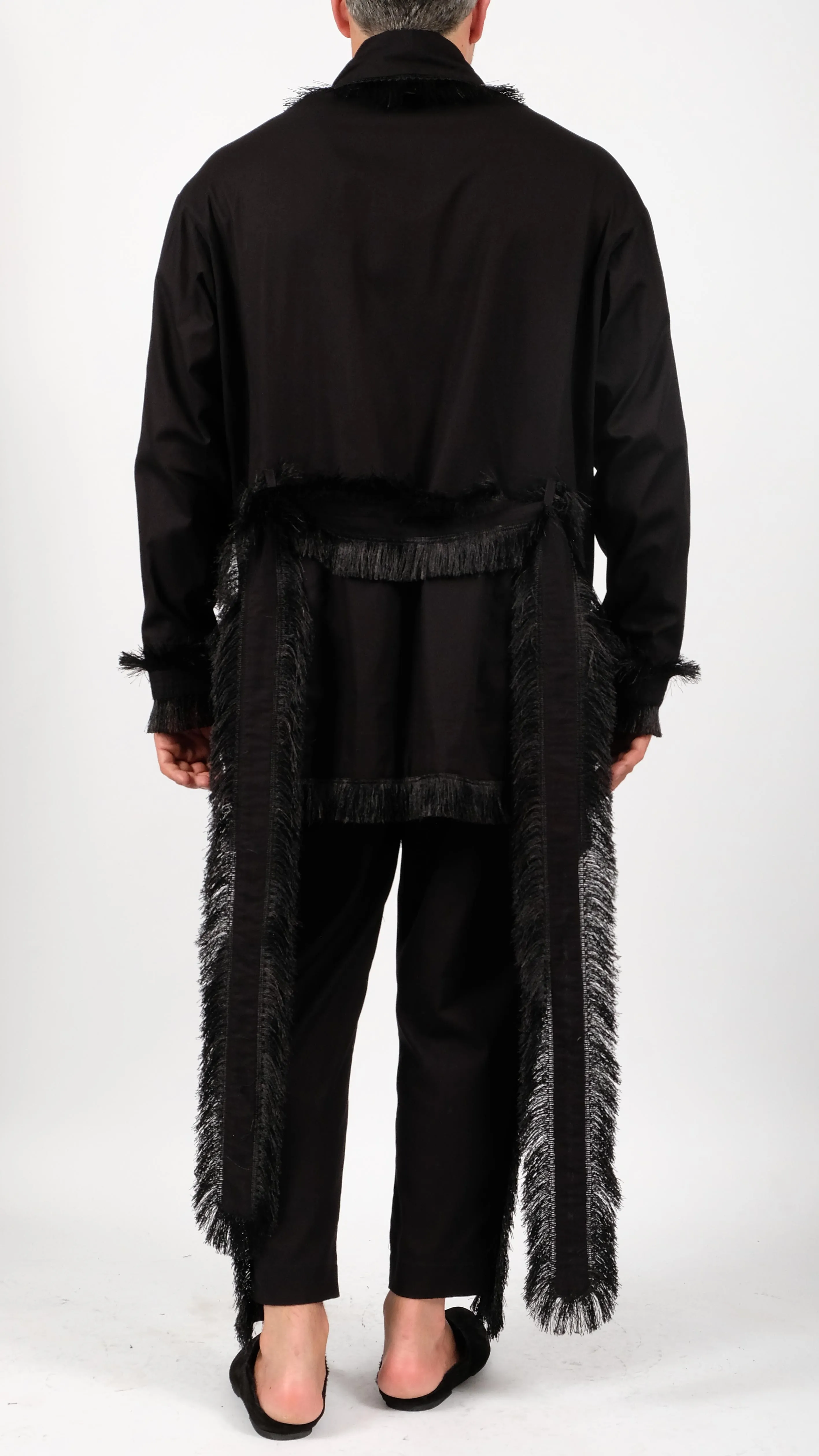 Cotton Robe with Tassels