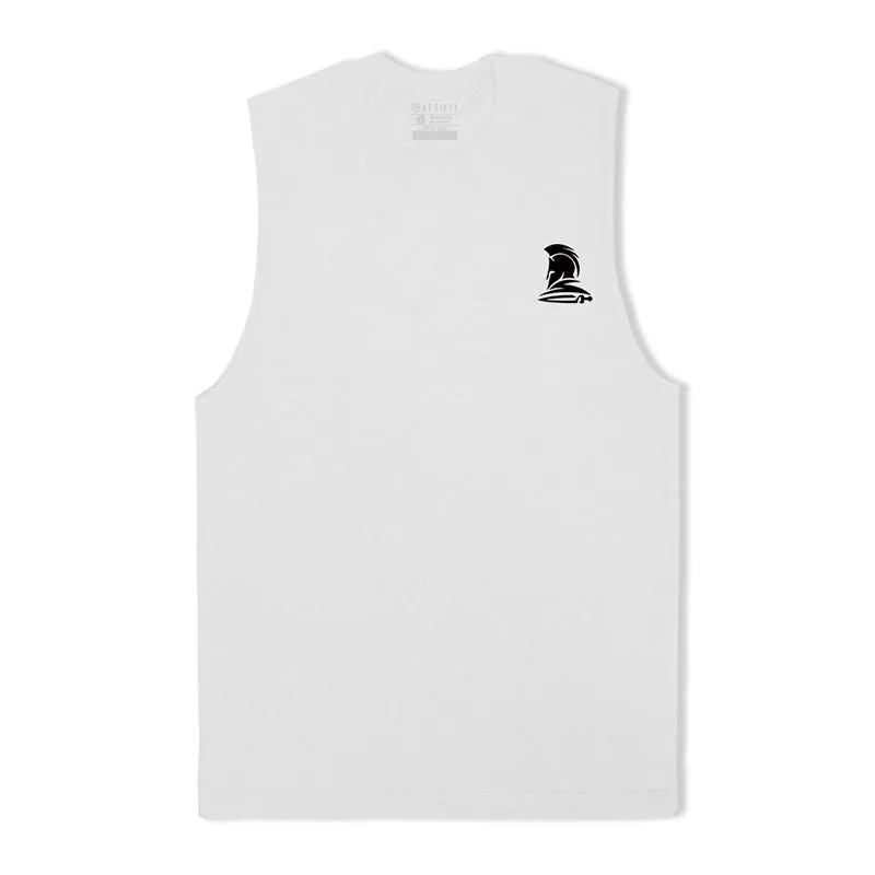 Cotton Spartan Graphic Men's Tank Top