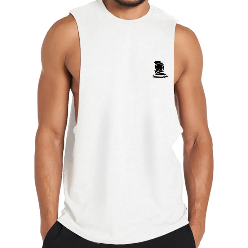 Cotton Spartan Graphic Men's Tank Top