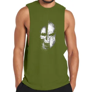 Cotton Spartan Warrior Graphic Tank Top