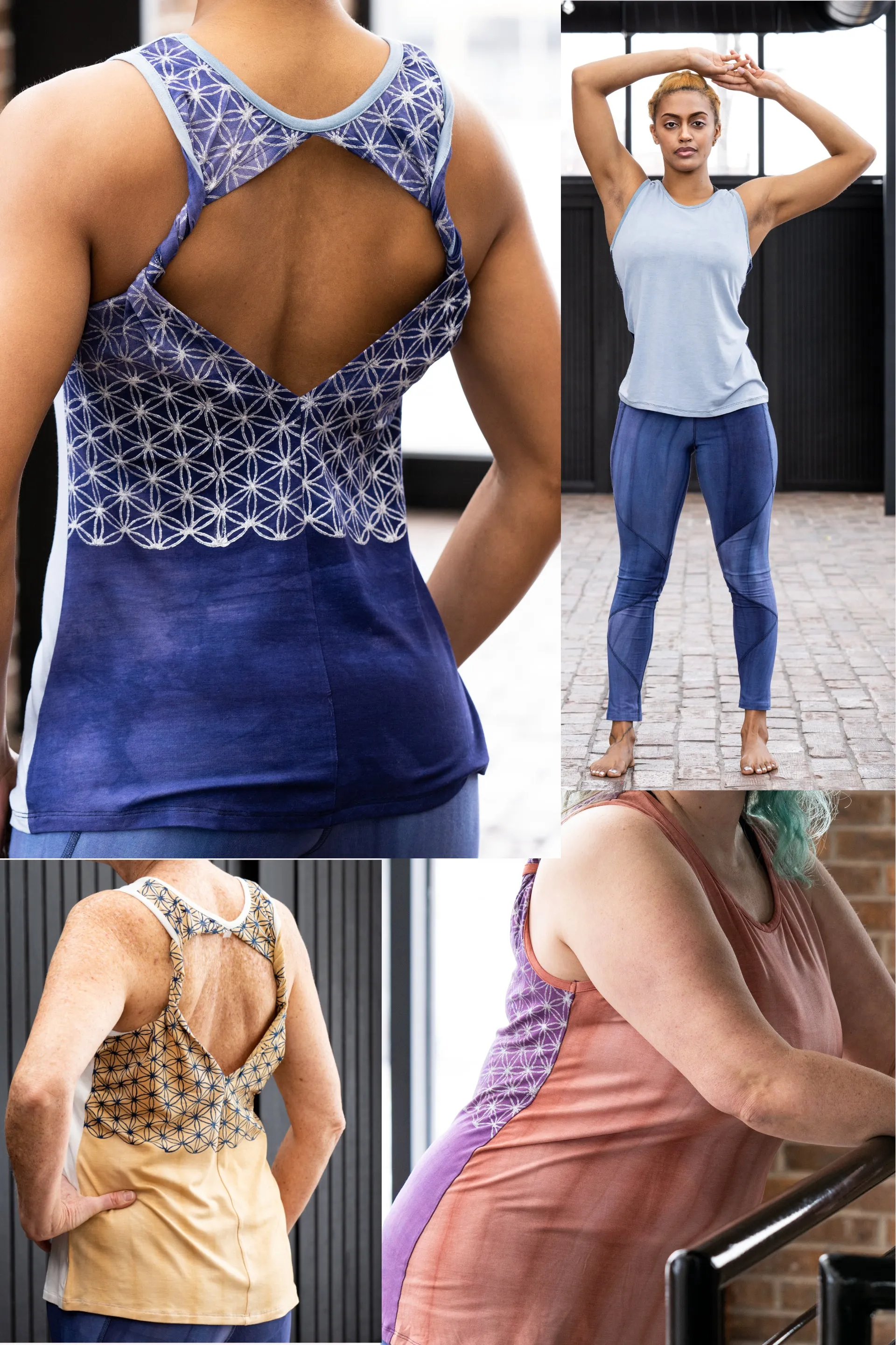 Crescendo Tank in Blossom & Thistle