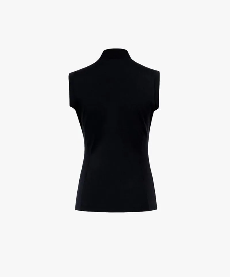 CREVE NINE: Color Combination High Neck T-Shirt - 3 colors