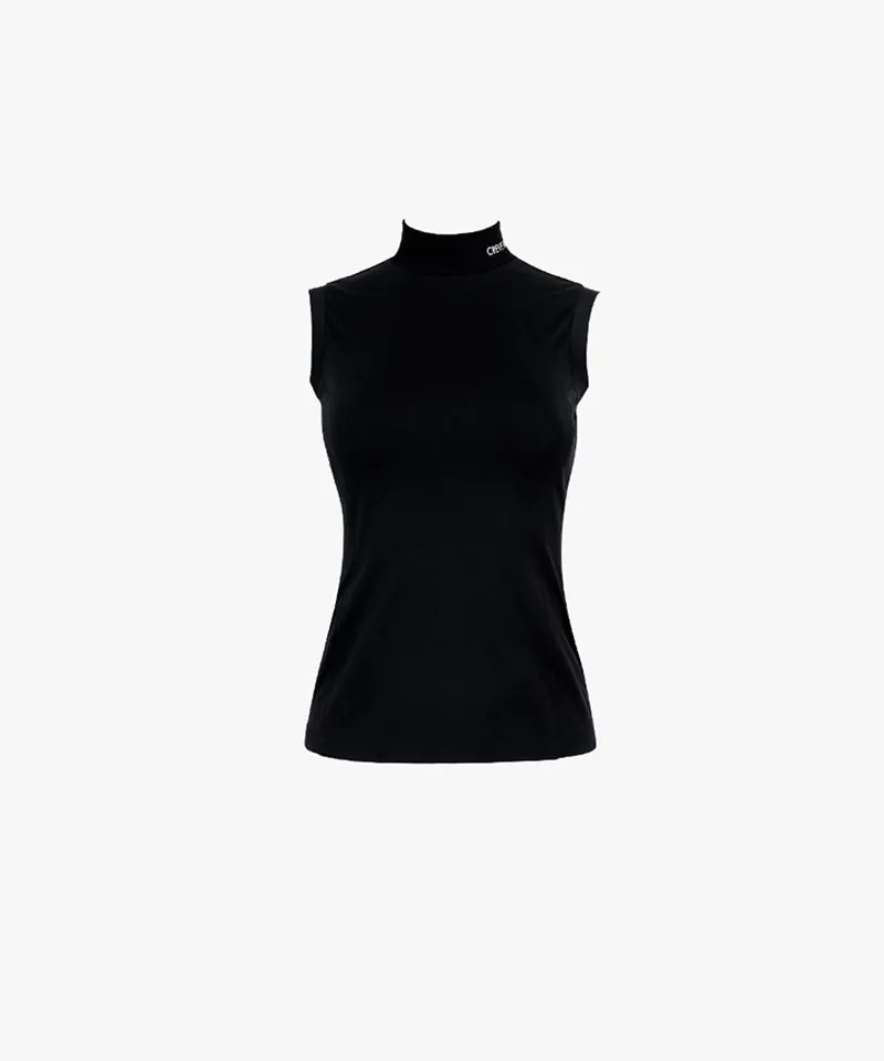 CREVE NINE: Color Combination High Neck T-Shirt - 3 colors