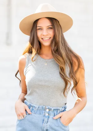 Crew Neck Tank Top