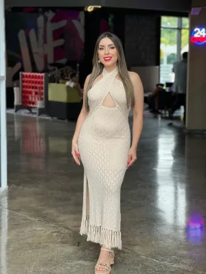 Crochet Midi Dress