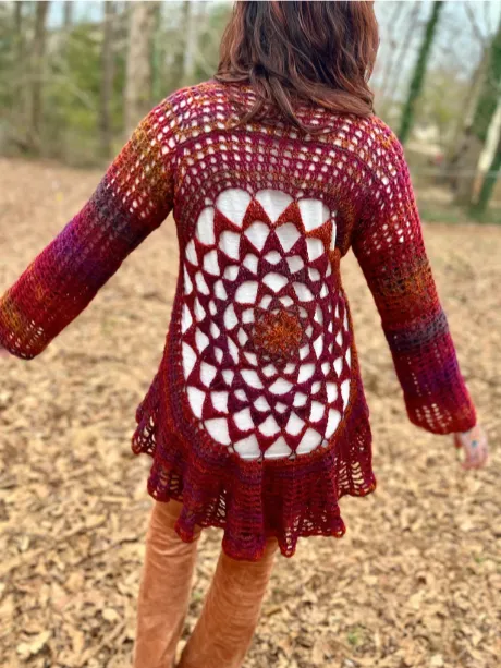 Dahlia Mandala Sweater