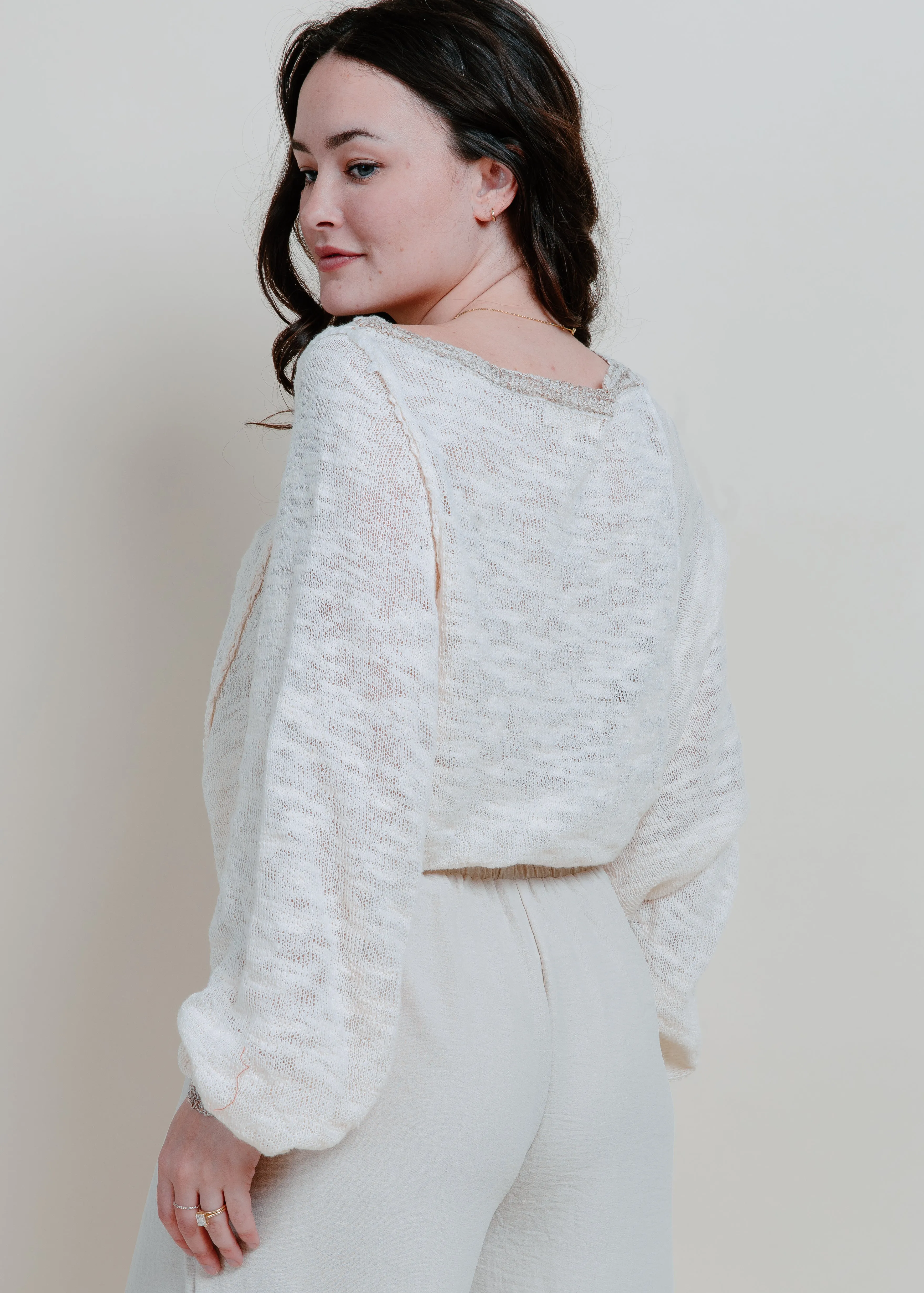 Day In The Life Lightweight Sweater - Cream