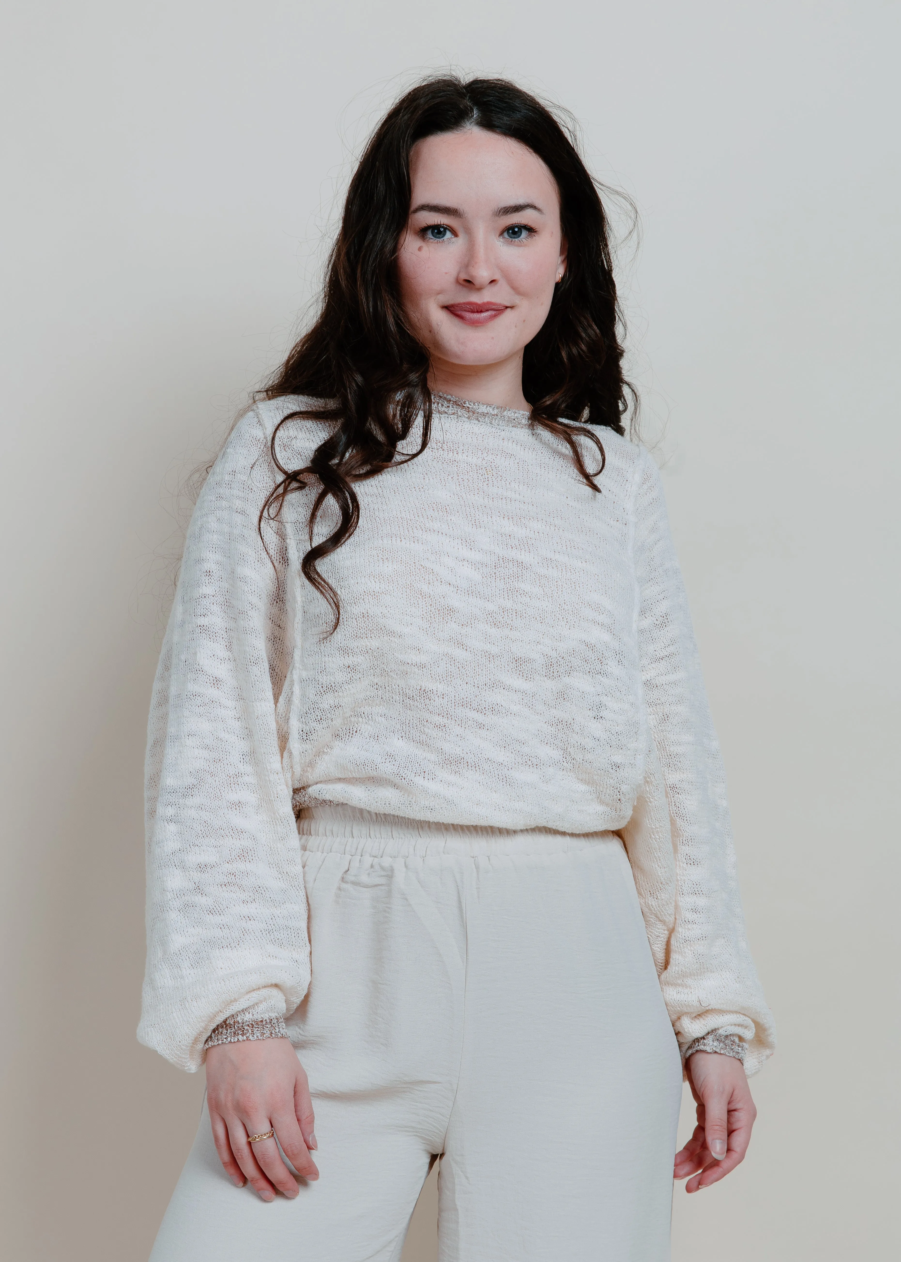 Day In The Life Lightweight Sweater - Cream