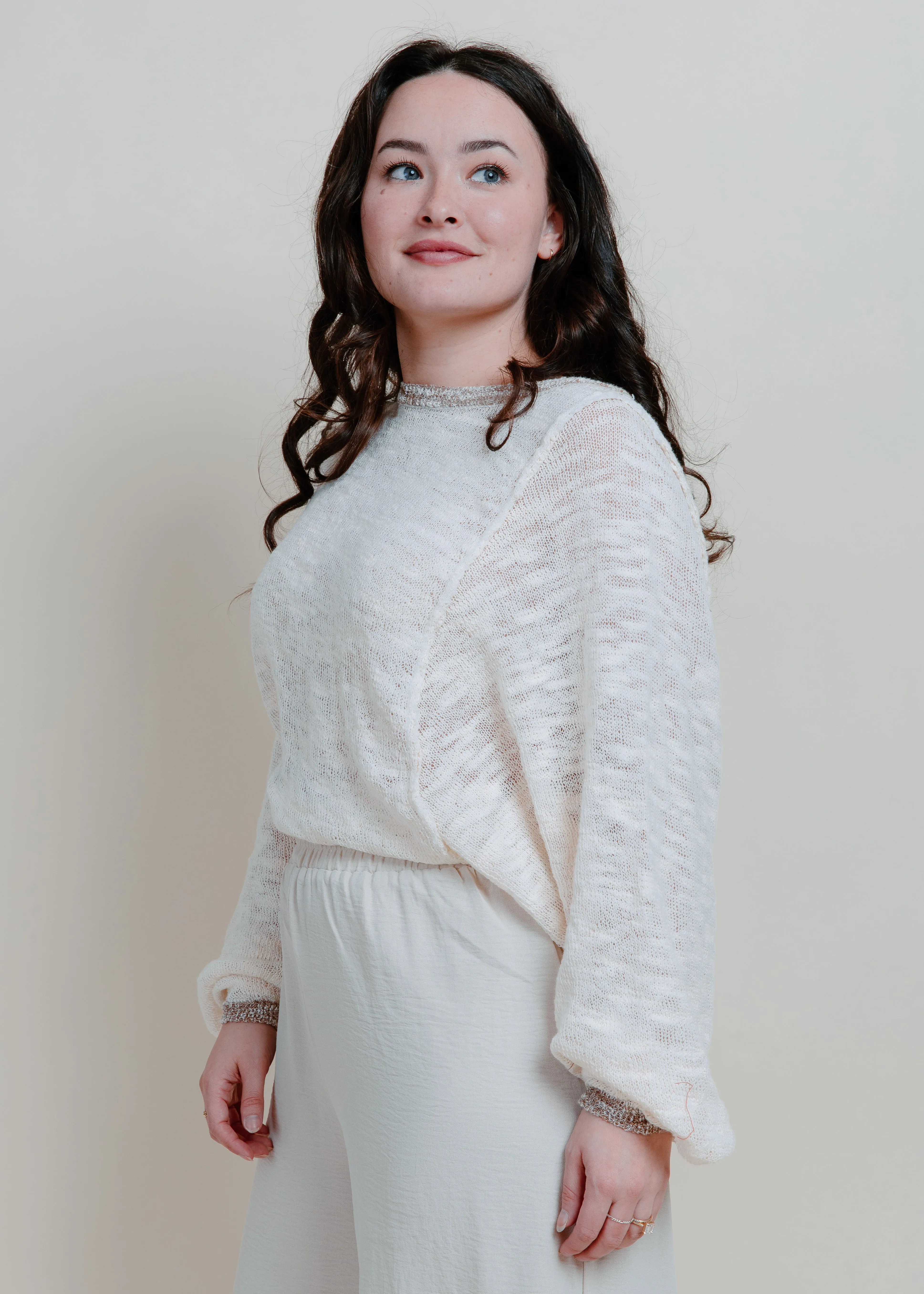 Day In The Life Lightweight Sweater - Cream
