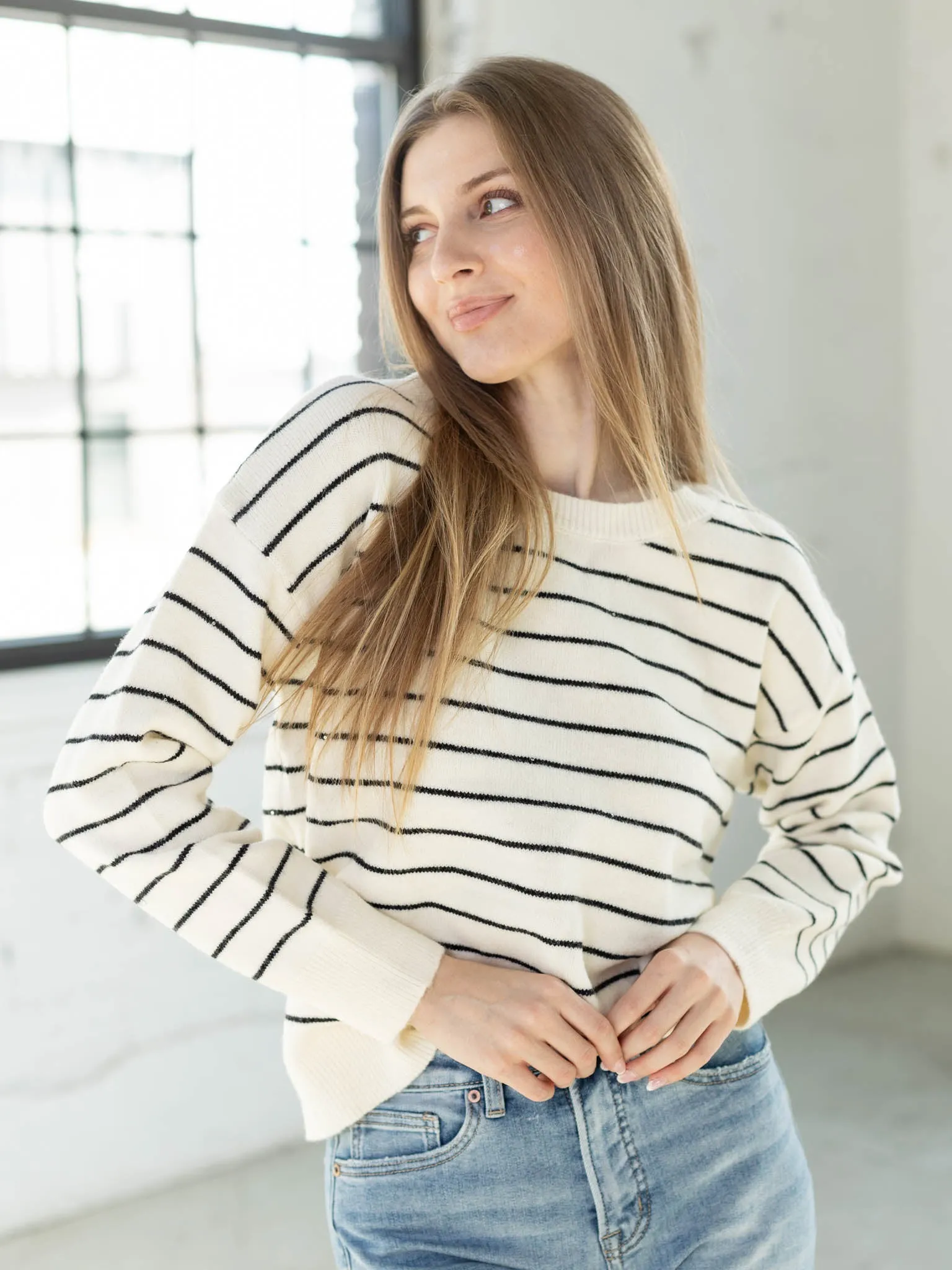 Dazzling Stripe Sweater