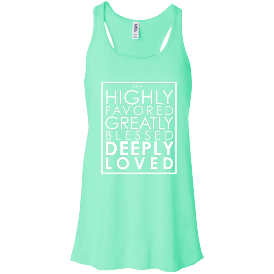 Deeply Loved Racerback (light print)