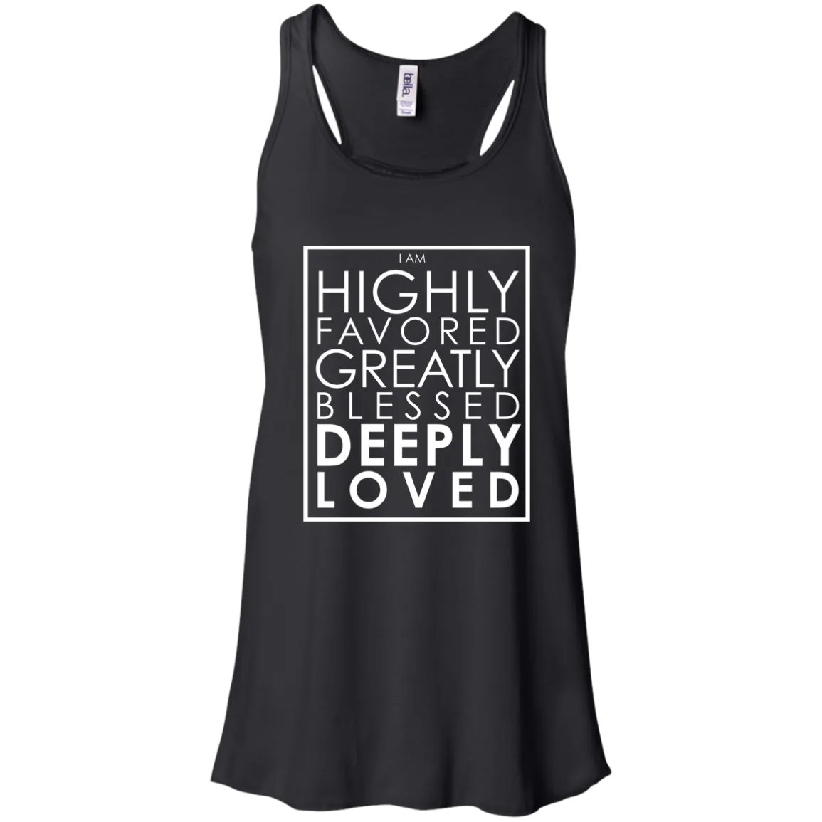 Deeply Loved Racerback (light print)