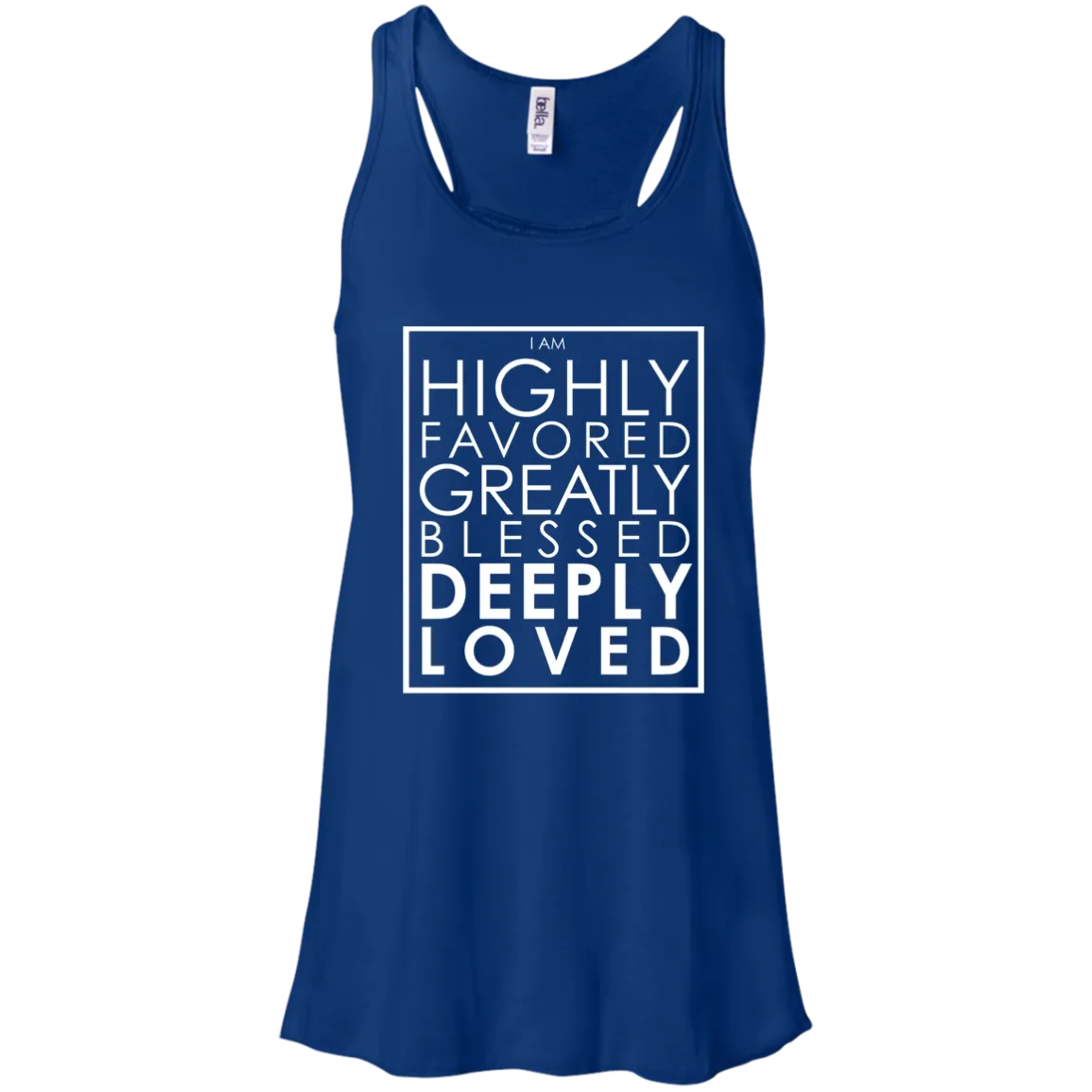 Deeply Loved Racerback (light print)