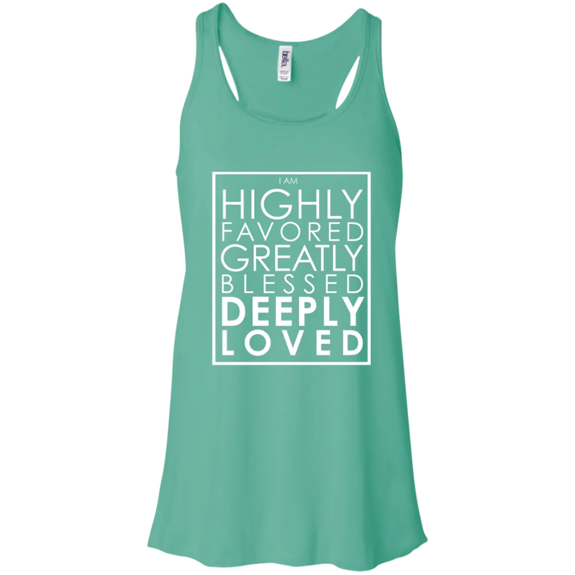 Deeply Loved Racerback (light print)