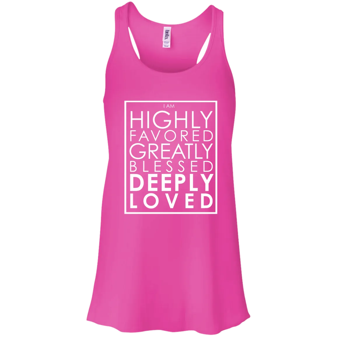 Deeply Loved Racerback (light print)