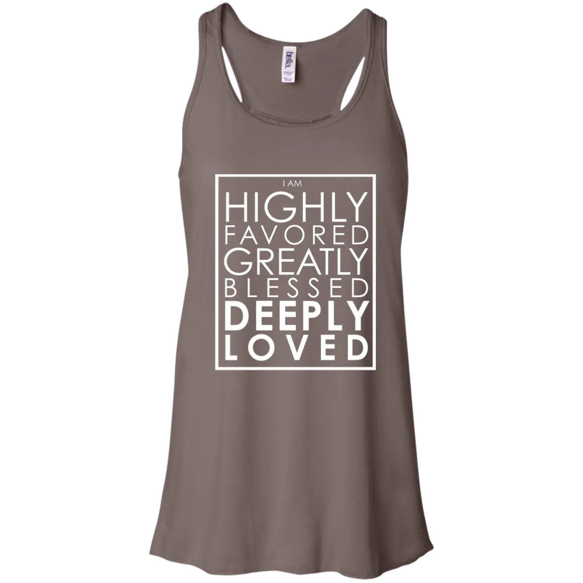 Deeply Loved Racerback (light print)