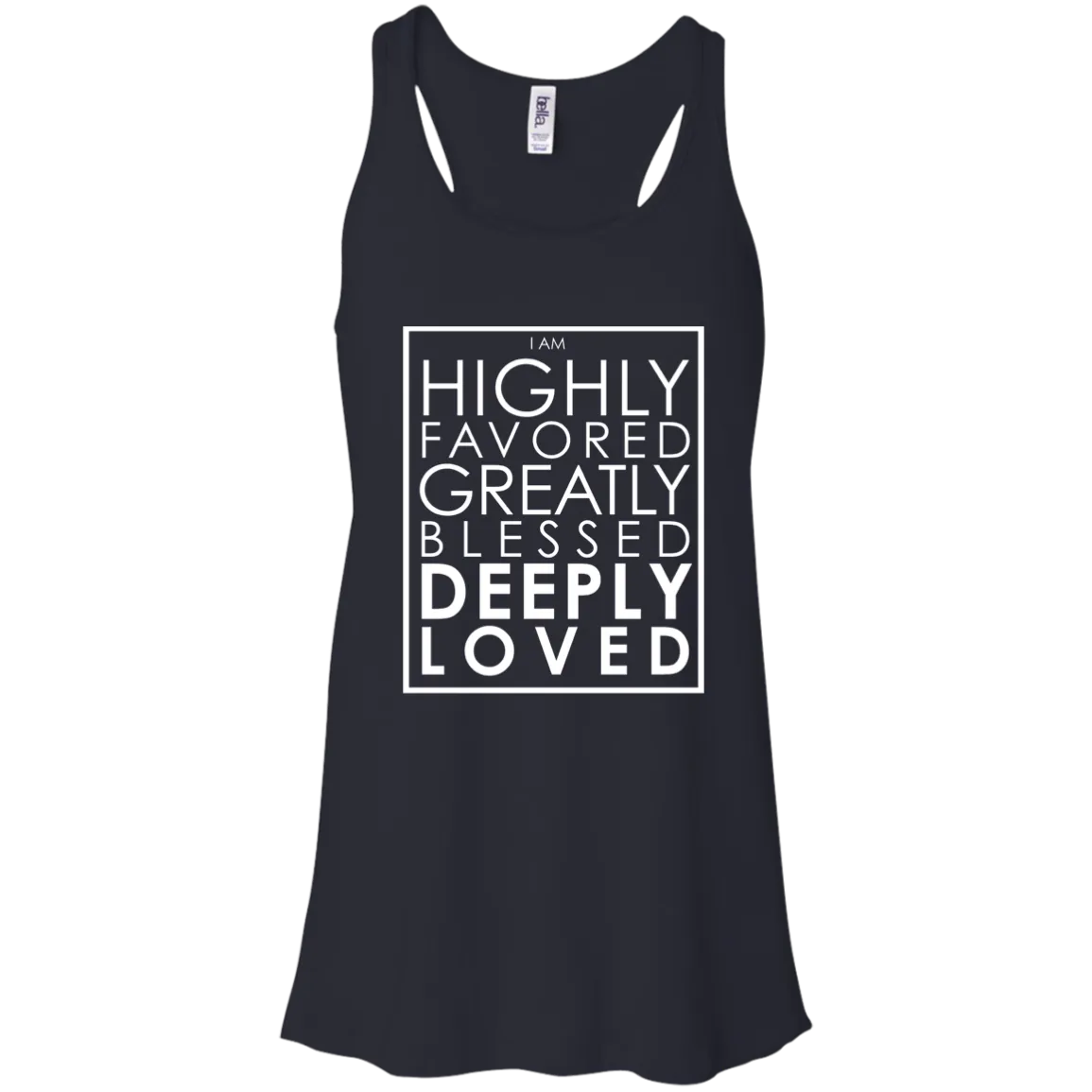Deeply Loved Racerback (light print)
