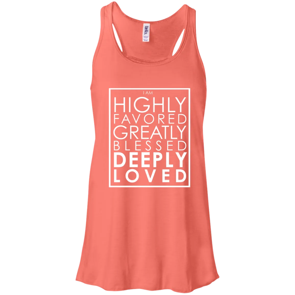 Deeply Loved Racerback (light print)
