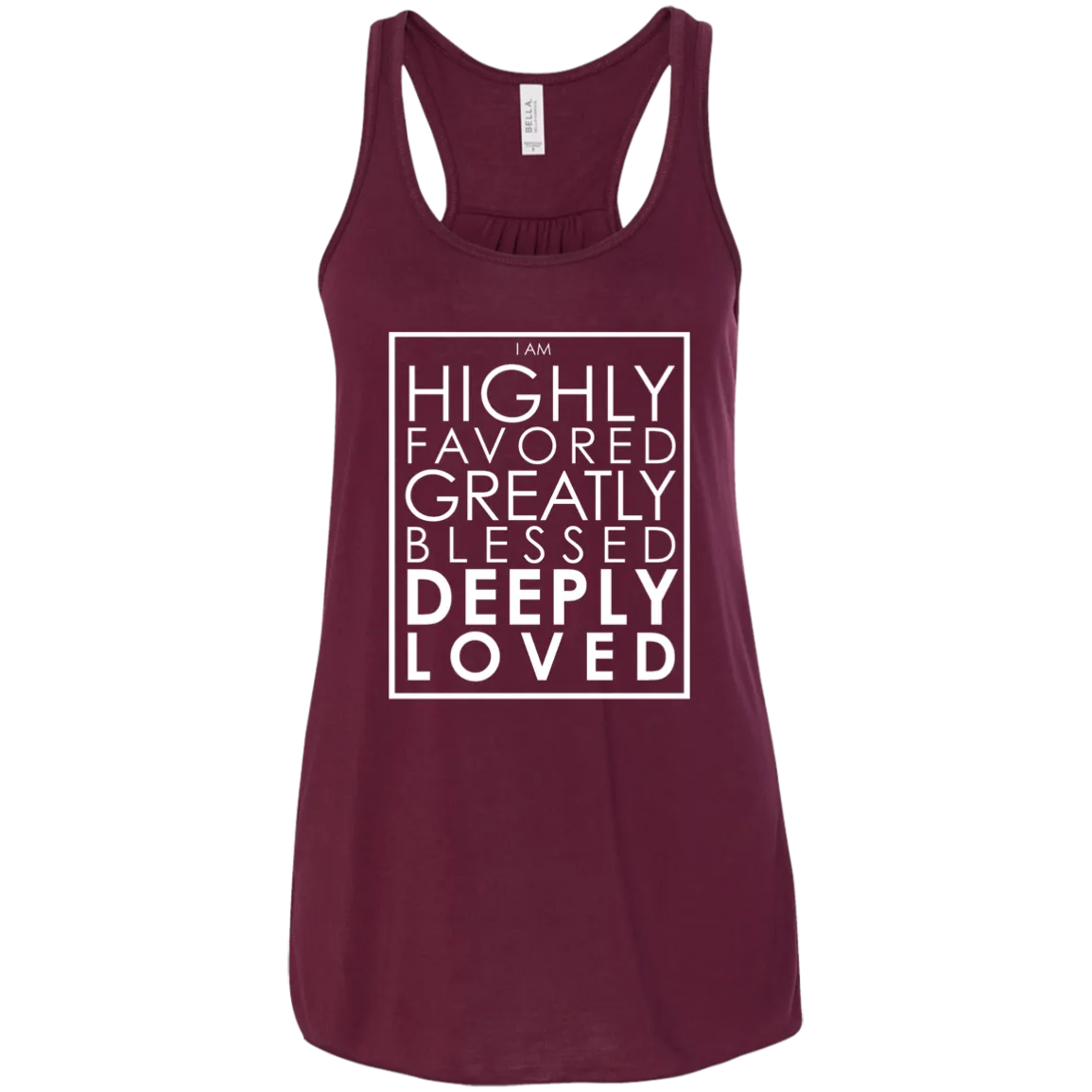 Deeply Loved Racerback (light print)